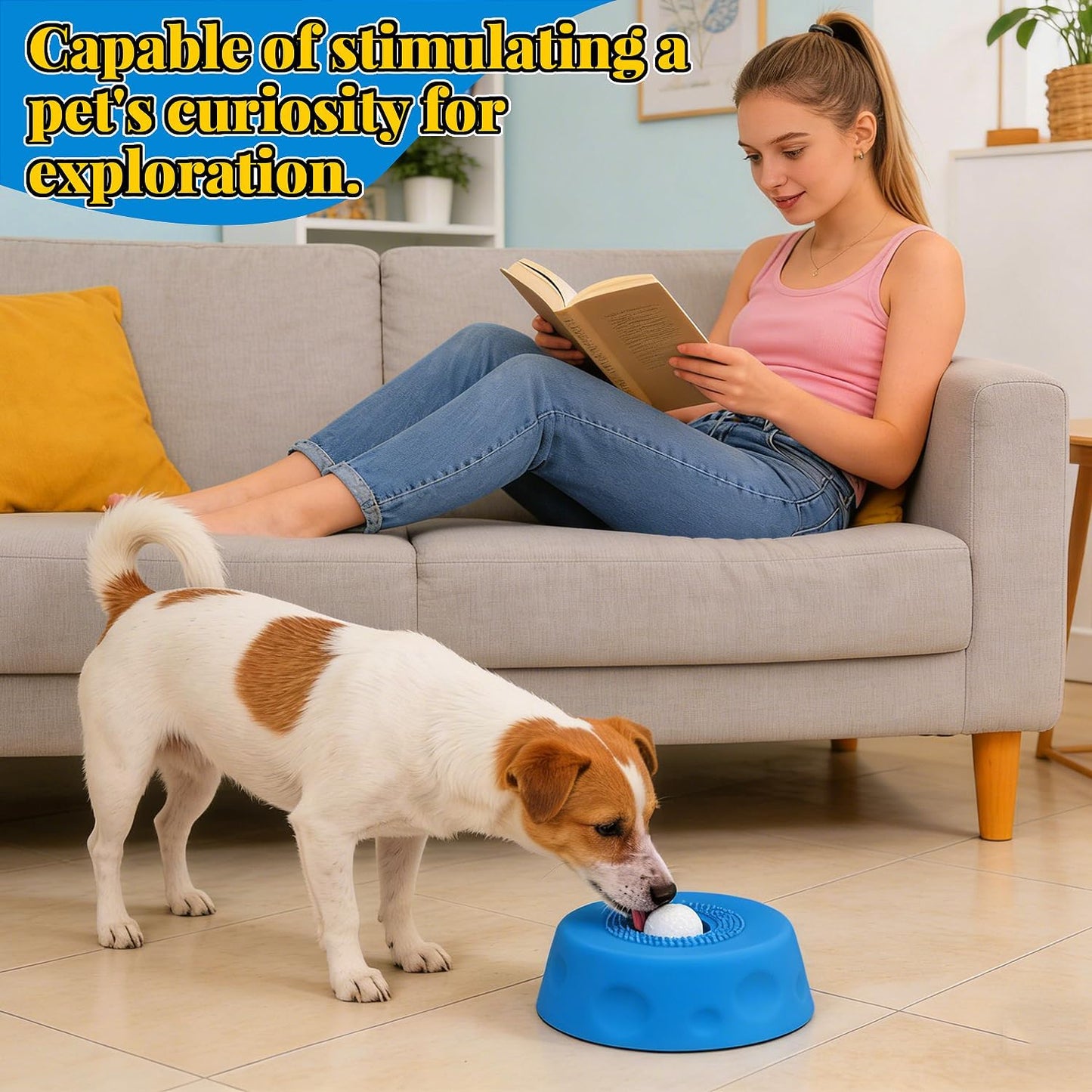 Tapete Lamedor AntiAnsiedad™ para Perros | Reduce el Estrés en Minutos