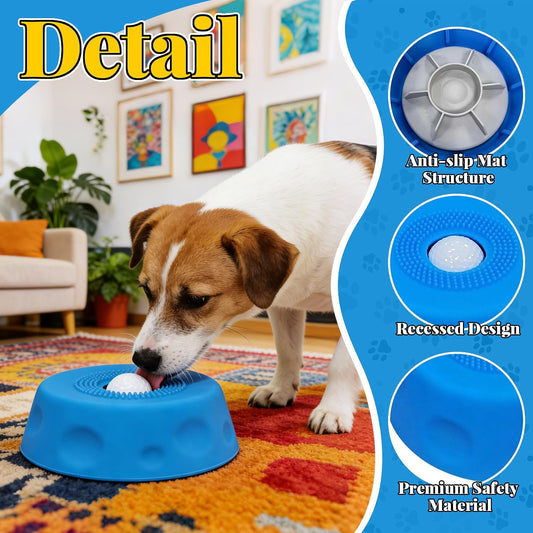 Tapete Lamedor AntiAnsiedad™ para Perros | Reduce el Estrés en Minutos